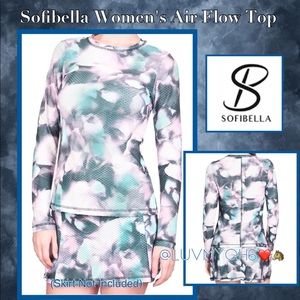 Sofibella Women's Long Sleeve Tennis Top